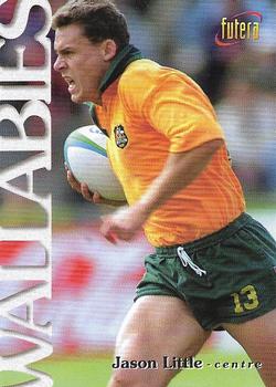 1996 Futera Rugby Union #18 Jason Little Front